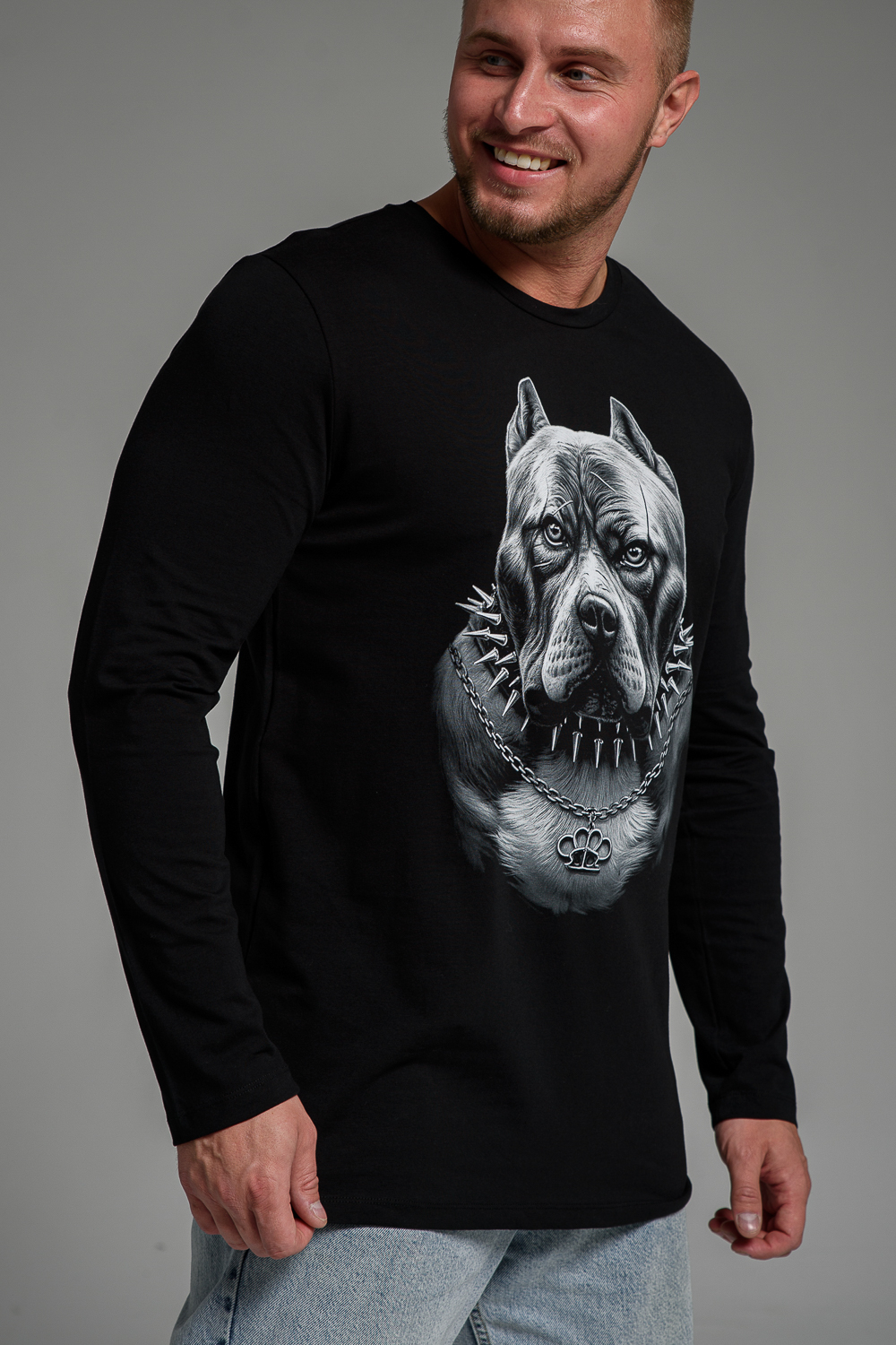 8514/1 Футболка с длинным рукавом мужская