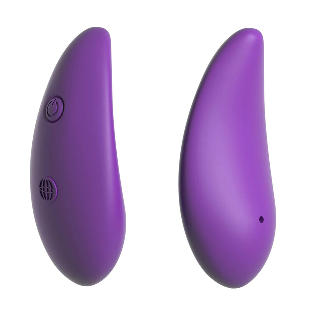 Вибропуля 7,5см с повязкой на бёдра и пультом ДУ PipeDream Fantasy for Her Petite Panty Thrill Purple 493212