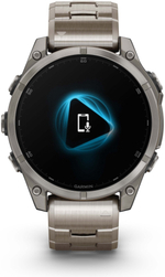 Смарт-часы Garmin Fenix 8 47 мм серебристый-серый