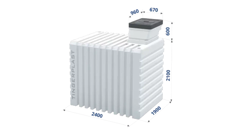 Погреб Т 2500 Тингард(240x190x260см;740кг;) - арт.555901