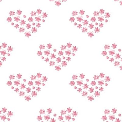 Сердце из цветов
