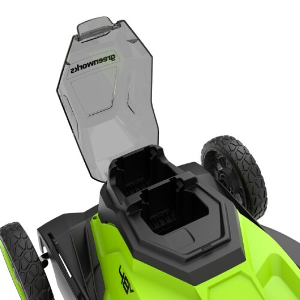 Газонокосилка аккумуляторная GREENWORKS 2520907 2x24V, 41 см, бесщеточная, без АКБ и ЗУ