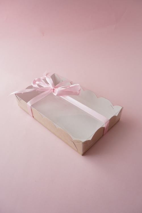 Коробка для печенья и пряников 200*120*35 мм (крафт)