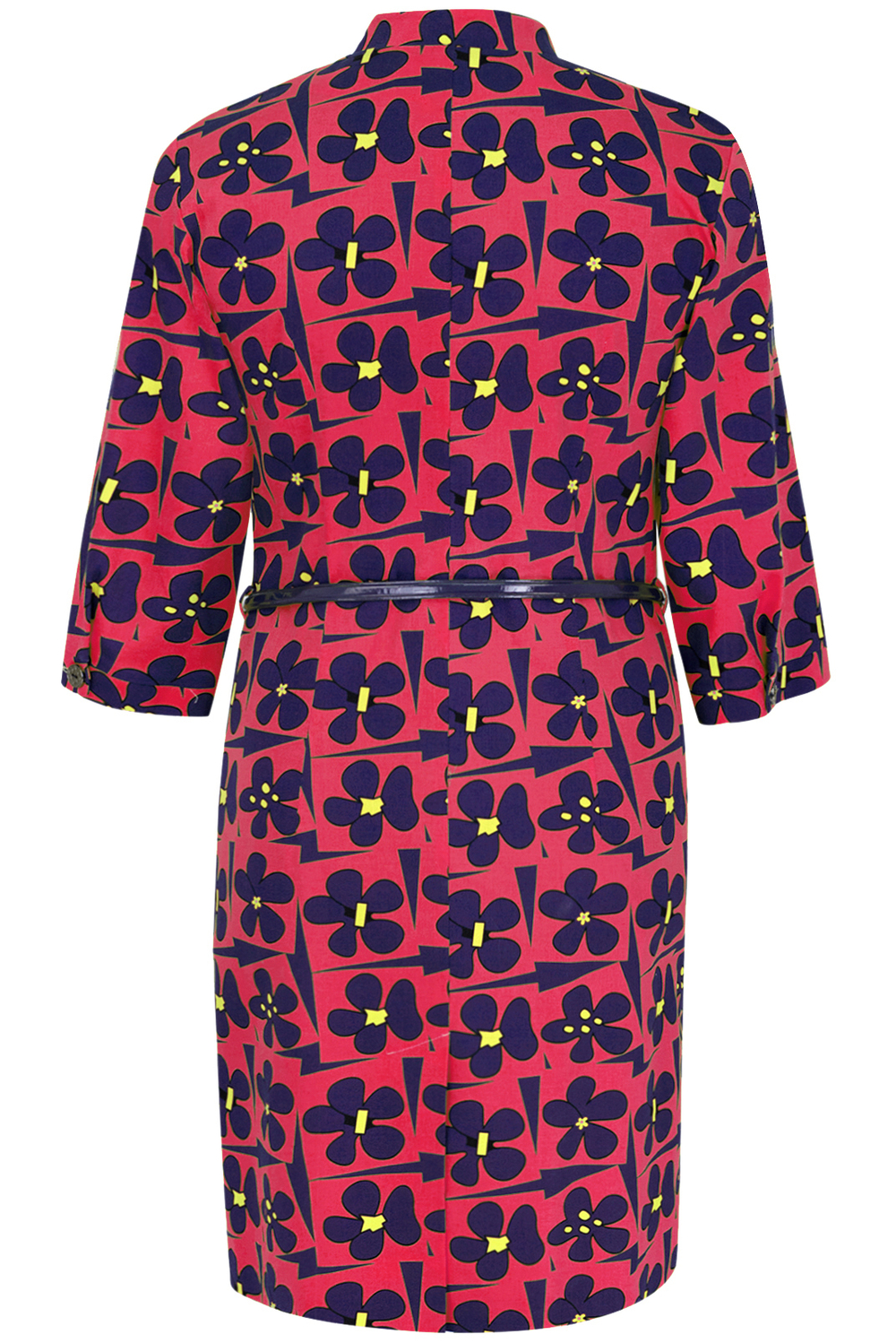 Повседневное платье 1708Аа, Красн.цветок #362КЦ051708А