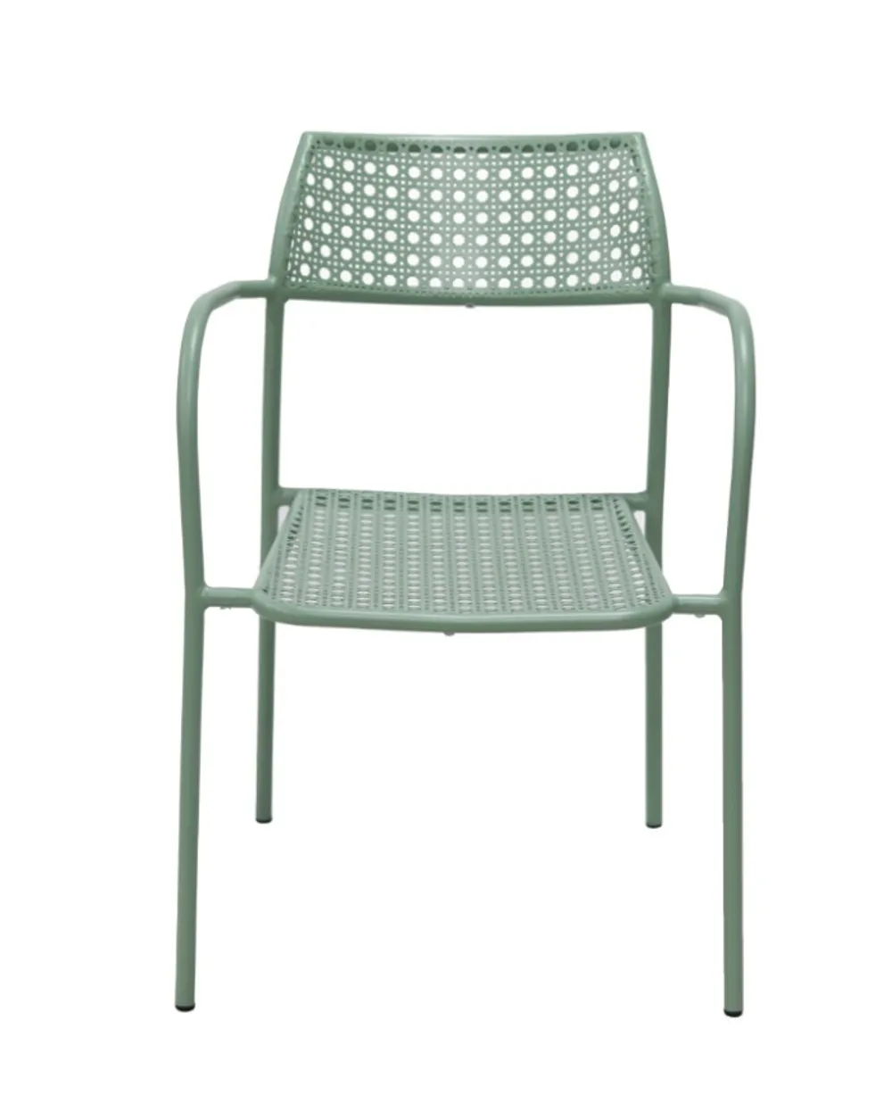 "Посейдон" стул стальной, цвет зеленый