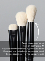 Базовый набор кистей для макияжа глаз NONSTOPMAKEUP