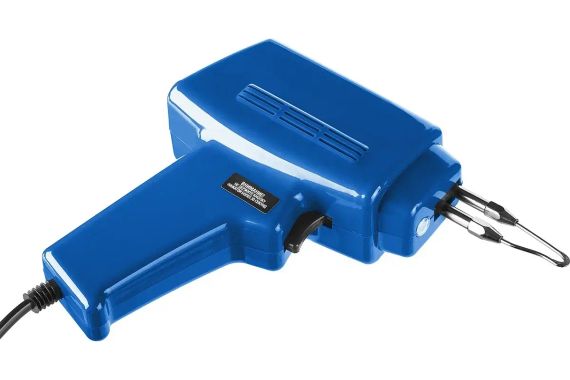 150 Вт, в наборе: нагрев 6 сек., канифоль, припой, 2 сменных жала, импульсный паяльник, Профессионал (55412-H4)