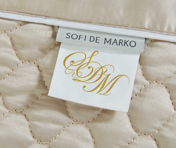 Покрывало 160х220 и наволочка 50х70 Sofi De MarkO Молли кремовое
