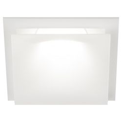 Встраиваемый светильник декоративный ЭРА KL102 WH MR16 GU5.3 белый | Декоративные встраиваемые светильники