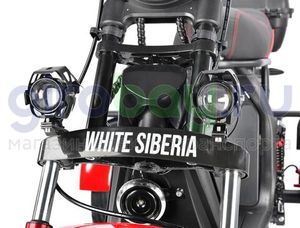 Электроскутер CityCoco WHITE SIBERIA PRO TRIKE 3000W (Красный)