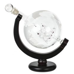 GAEM Графин "Глобус" 950 мл с 2-мя стаканами 300 мл, L20 W13 H22 см