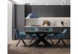 Стул на металлокаркасе Каита neptun 35 / flex 754 / черный