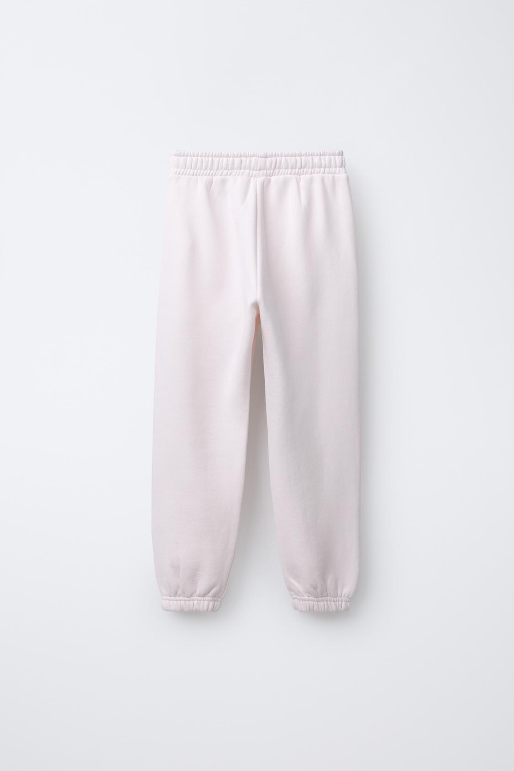 ZARA БАЗОВЫЕ БРЮКИ-ДЖОГГЕРЫ ИЗ МЯГКОЙ ТКАНИ, РОЗОВЫЙ