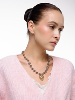 Колье "Knot Heart" Bicolor