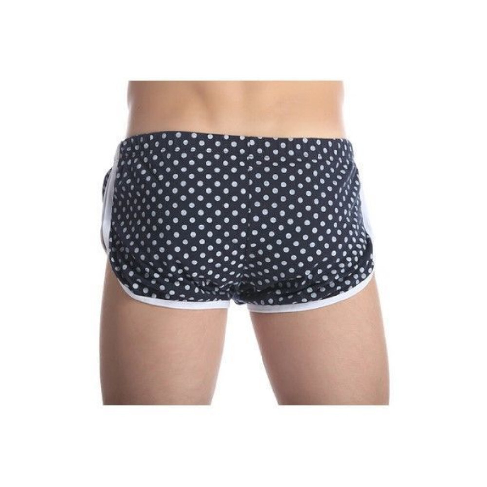 Мужские шорты синие в горошек Gillbro Navy Polka Dot Shorts