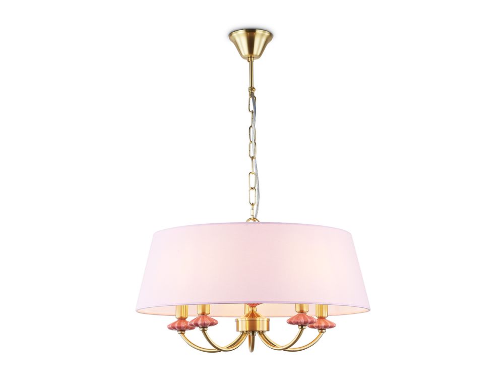 Ambrella Подвесная люстра с абажуром и декором из керамики Ceramo Classic LH75021