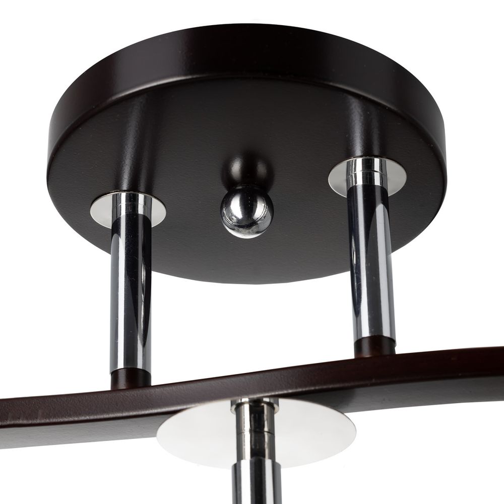 Citilux Фортуна CL156132 Люстра с поворотными плафонами Венге Хром