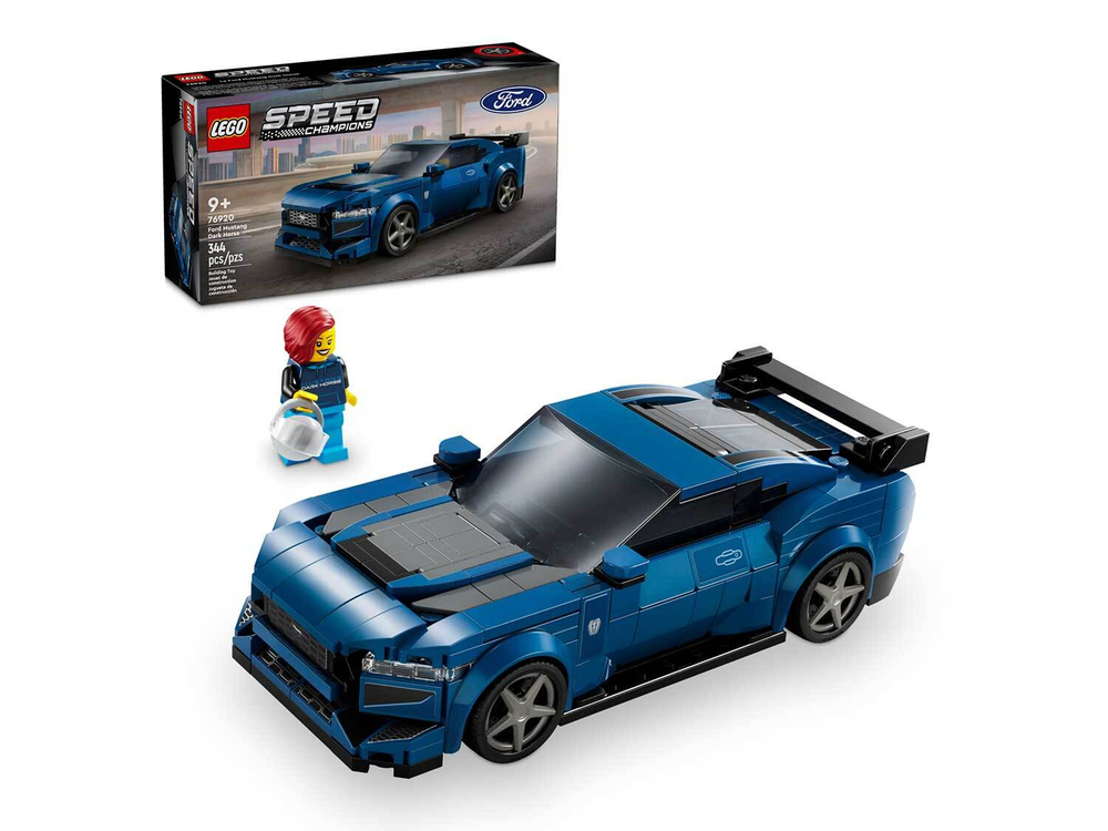 LEGO Speed Champions 76920 «Спортивный автомобиль Ford Mustang Dark Horse» — мощь и стиль