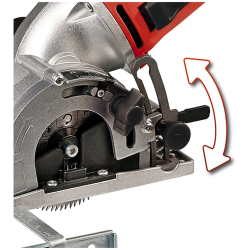 Мини-пила дисковая Einhell TC-CS 860 Kit, 450Вт, 6000об/мин 4330992
