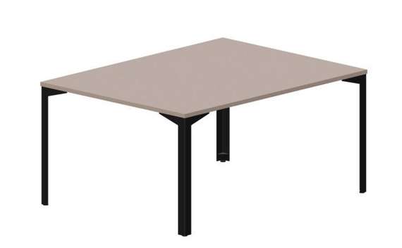 Составной стол на 2 рабочих места 118х156,6х75см, без отверстий