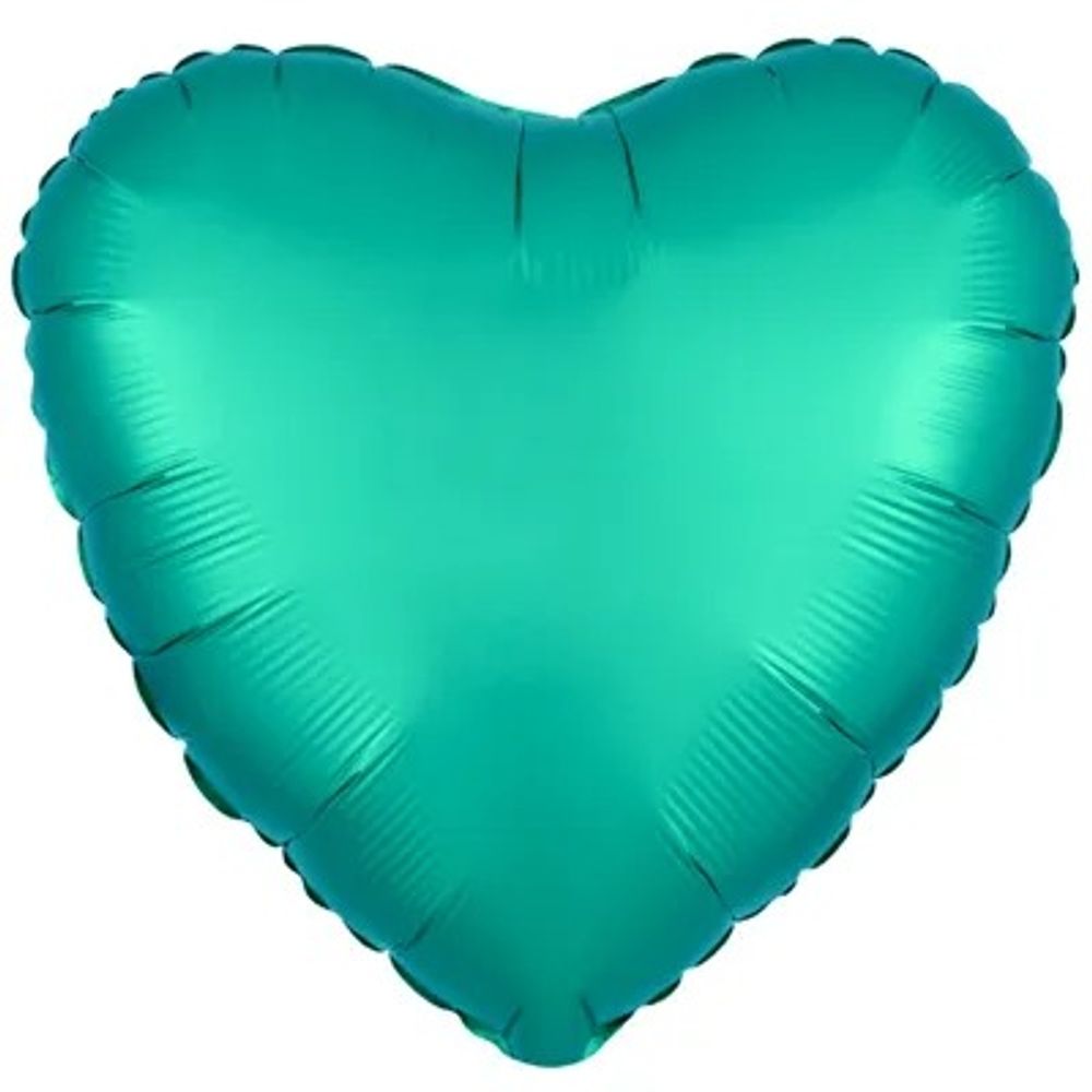 Ag Шар 18'' / 46 см Сердце сатин Tiffany (БГ-15)