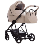 Детская коляска Bebetto Yoddi Pro 3 в 1 с автокреслом Avionaut Cosmo 01 св.бежевая кожа
