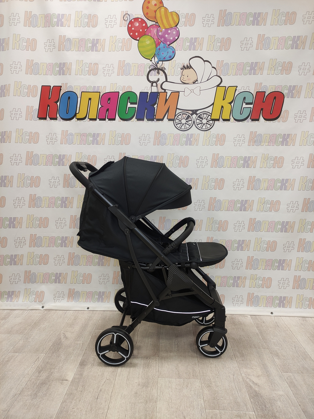 Коляска прогулочная MowBaby Smart 2023 Black