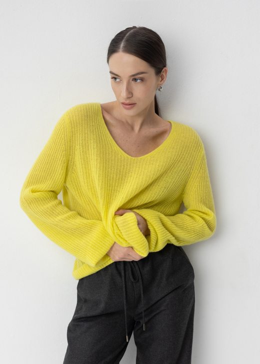 Кашемировый пуловер