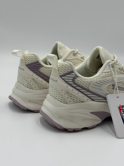 Женские кроссовки арт. 7W226C86-4 цвет "бежевый/фиолетовый"