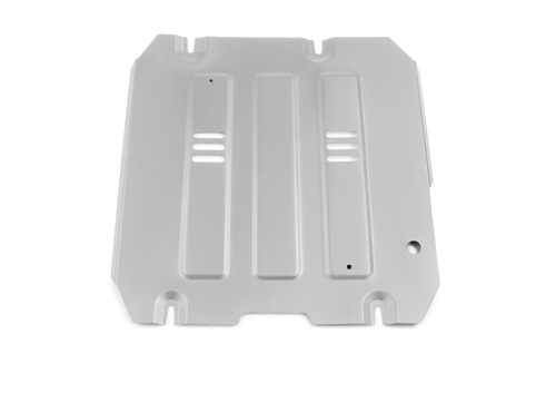 Защита КПП Rival для Great Wall Poer King Kong МКПП 4WD 2023-н.в./Haval H5 III поколение АКПП 4WD 2024-н.в., рынок РФ, алюминий 3 мм, с крепежом, штампованная, 333.2028.1