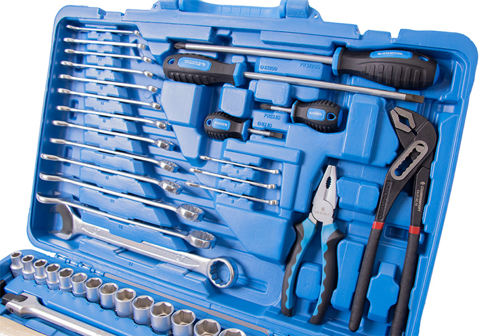 Набор инструмента (145 предметов), СТАНКОИМПОРТ CS-TK145PMQ