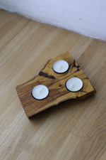 Деревянный подсвечник "Народные промыслы" (Вяз)