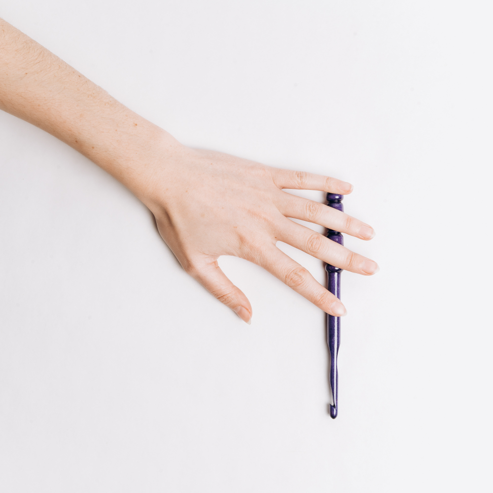 Деревянный крючок для вязания из древесины клена 8 мм. K347