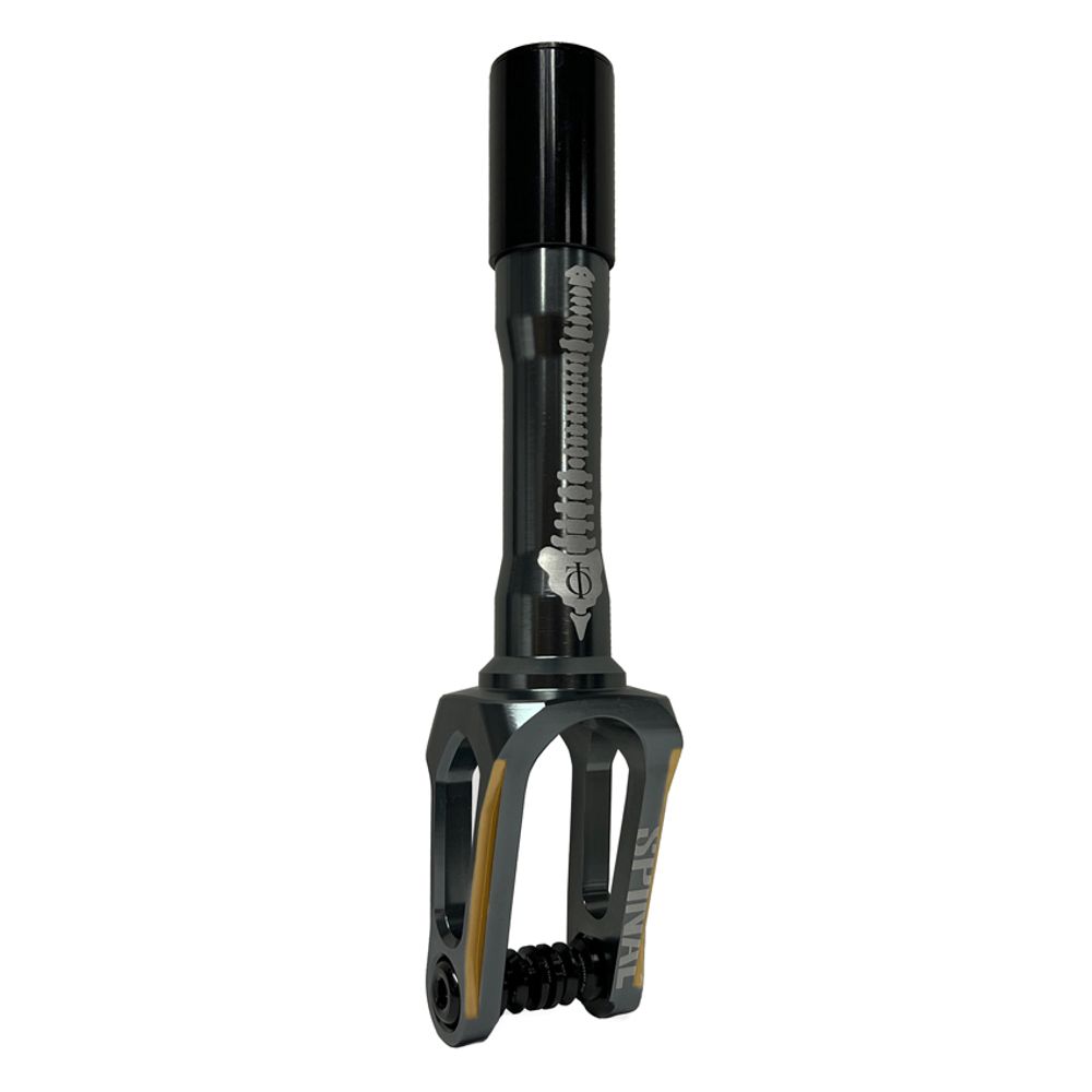 Вилка для трюкового самоката Oath Spinal SCS / HIC (серый / золотой)