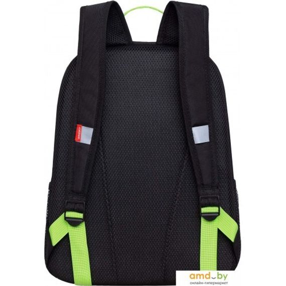 Çanta \ Bag \ RB-351-7 Рюкзак школьный (/2 черный - салатовый)