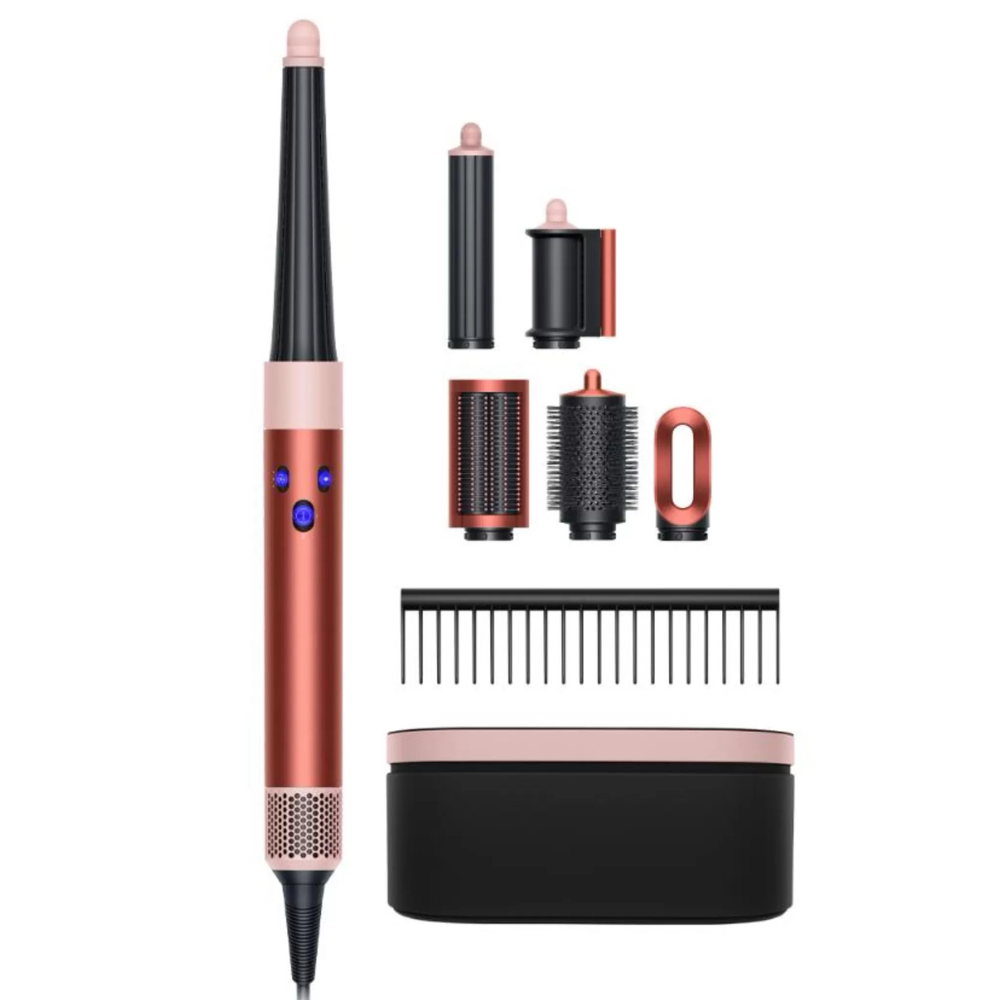 Стайлер Dyson Smart Bluetooth Airwrap Long HS08 Bronze/ Blush Pink