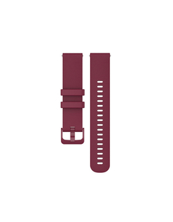 Ремешок 20 мм для Garmin Forerunner 55/245/645, Venu, Venu Sq, Venu 2 Plus, Vivoactive 3, Vivomove быстросъемный пряжка в цвет (Quick Release) (Вишневый)