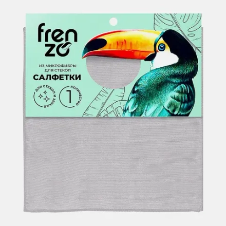 Салфетка для стёкол и зеркал Toucan 30*30см 1шт