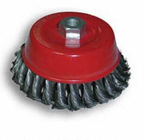 Крацовка (гайка) Чашка, витая стальная проволока, d= 75мм (888)   3491875