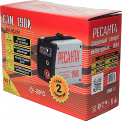 Сварочный инвертор Ресанта САИ 190К (65/36)