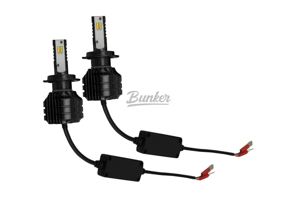 Cветодиодные лампы Sariti F5 цоколь H7 3000К/6000K,12V ( EMC )