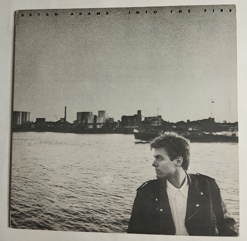 Винтажная виниловая пластинка LP Bryan Adams Into The Fire (Югослоавия 1987)
