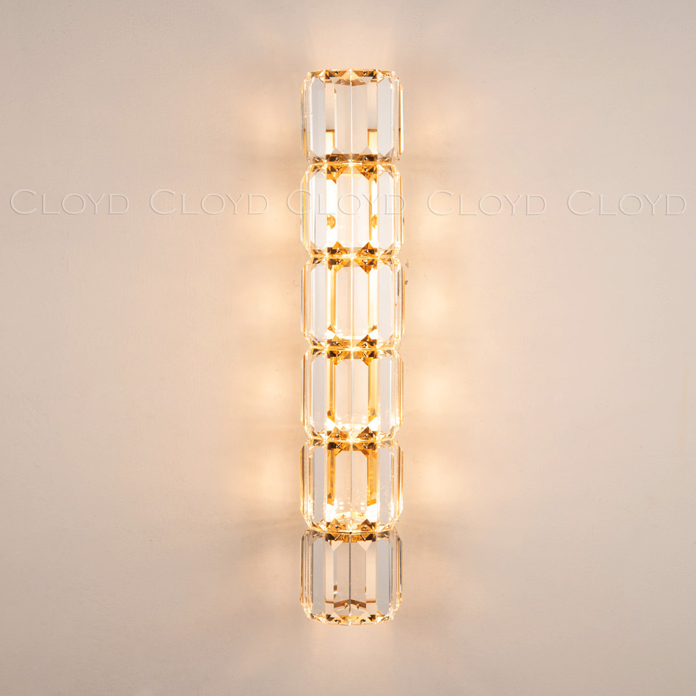 Бра Cloyd ORDINAL-F W5 / выс. 46 см - золото (арт.20297)