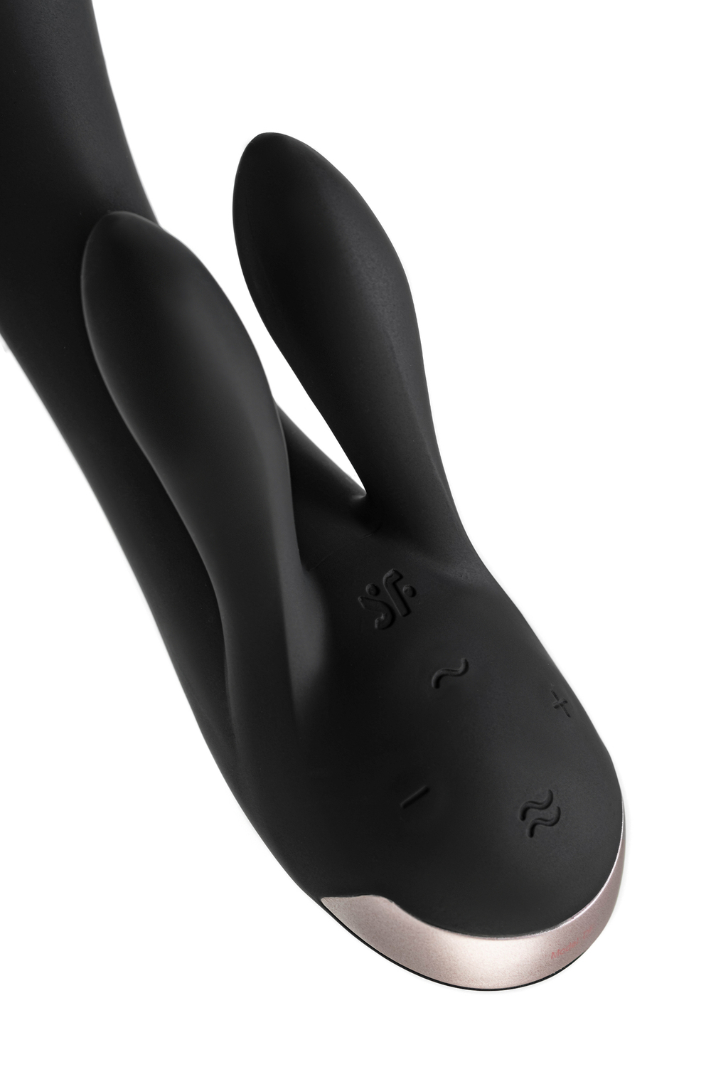 Вибромассажер Satisfyer Double Flex Connect App, черный, силикон