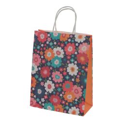 GAEM Пакет подарочный S (бумага 120г/м2, блок 12шт), L16 W8 H22 см, 3в.