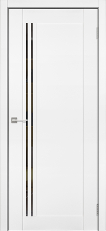 Дверь межкомнатная Агат-2  Эмалекс Белый