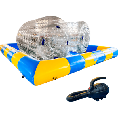 Бизнес-набор: Бассейн 6x6 м (1 шт), Водный роллер ПВХ (2 шт), насос (1 шт)