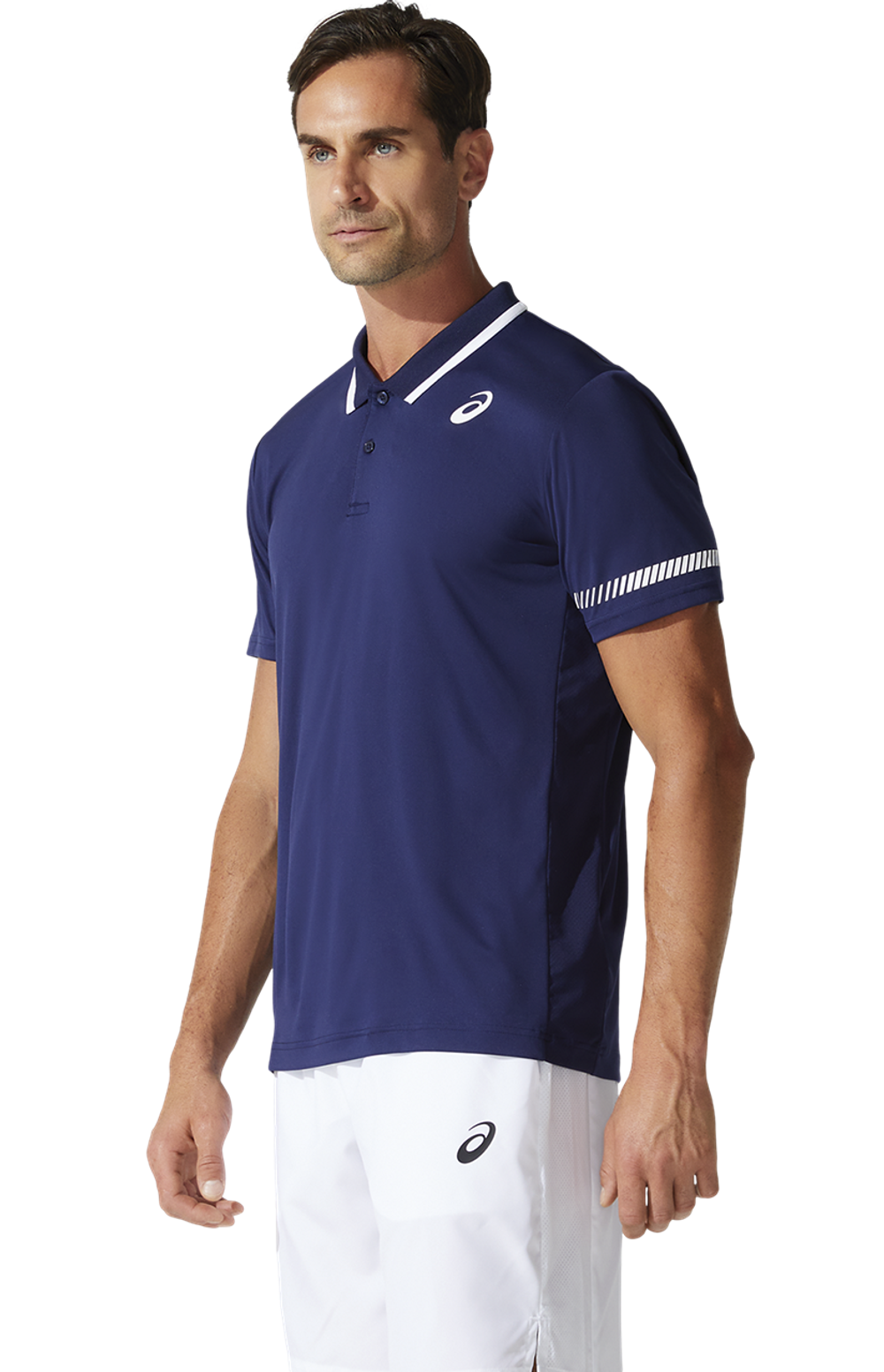 Мужское теннисное поло Asics Court M Polo Shirt - небесный
