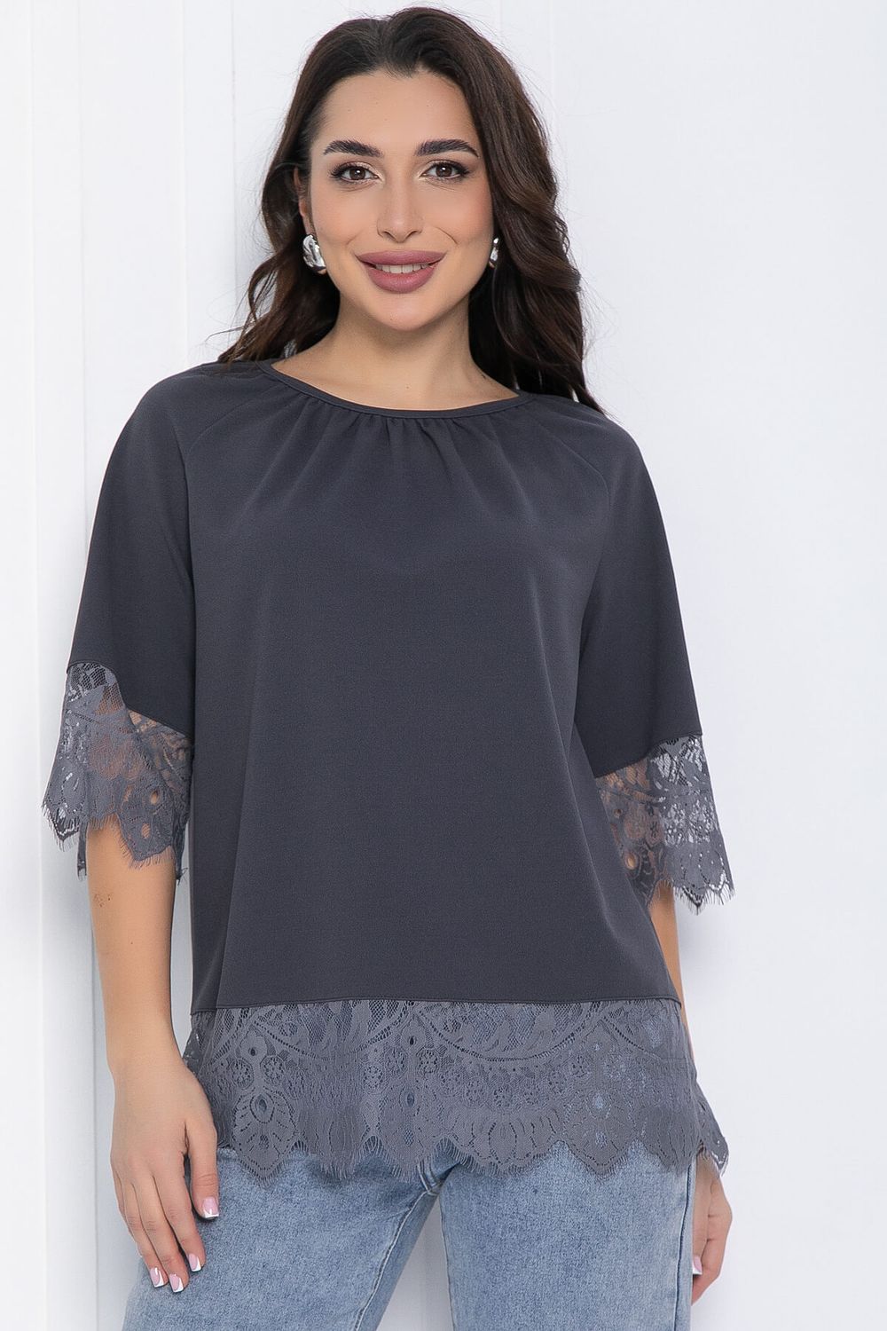 Блуза Дарси (серая) Б12624-29 LT Collection