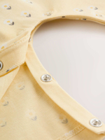 Боди с коротким рукавом и комбенизон в комплекте для малышей Next H52-343, Желтый, Молочный